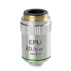 E-Plan EPLi 20x / 0,40 unendlich korrigiertes IOS-Objektiv. Arbeitsabstand 2,61 mm