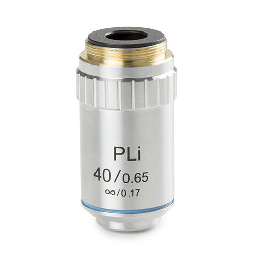 Plan PLi S40x / 0.65 infinity corrected IOS objective. Working distance 0.66 mm