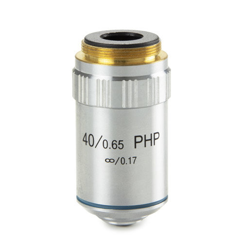 E-Plan phase EPLPHi S40x / 0.65 infinity corrected IOS objective. Working distance 0.78 mm