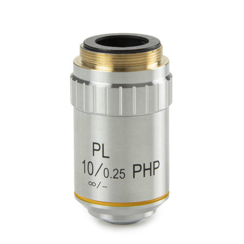 Plan fase PLPHi 10x/0,25 oneindig gecorrigeerd IOS objectief. Werkafstand 5,00 mm