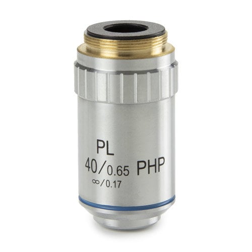 Plan fase PLPHi S40x/0,65 oneindig gecorrigeerd IOS objectief. Werkafstand 0,66 mm