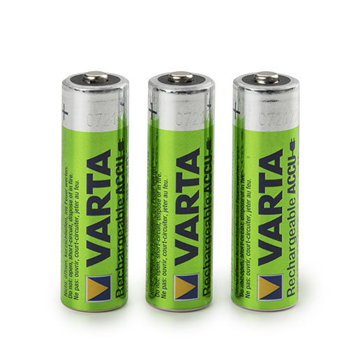 Set of rechargeable batteries