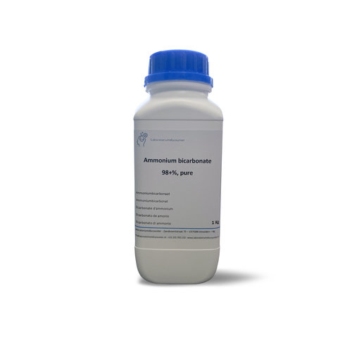 Bicarbonato de amonio 98+%, puro, grado alimenticio, E503ii