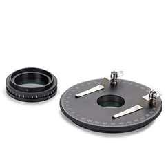 Polarization set for StereoBlue: 360 ° rotatable round table