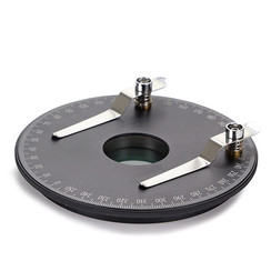 360° draaibare ronde tafel met ingebouwd polarisatiefilter