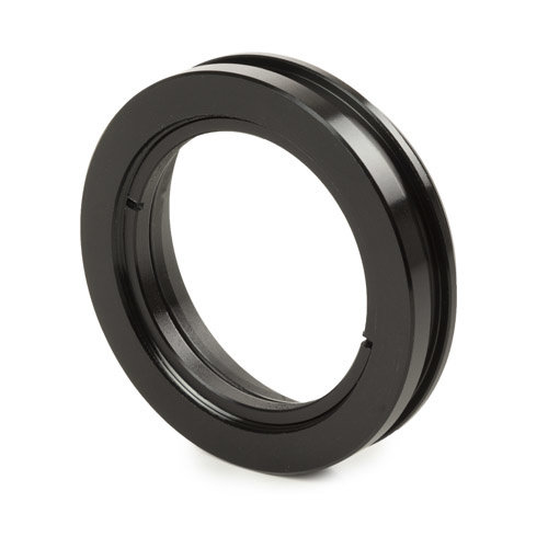 C-ring adapter with 0.5x lens for 1/2 inch cameras