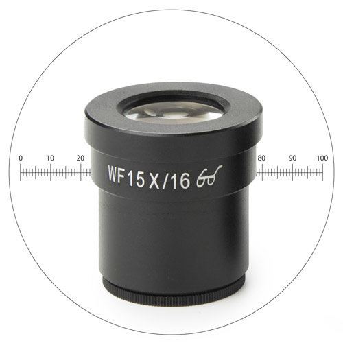 Oculaire HWF 15x / 16 mm avec micromètre