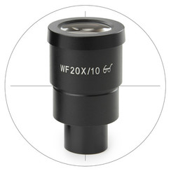 Oculaire HWF 20/10 mm avec croix