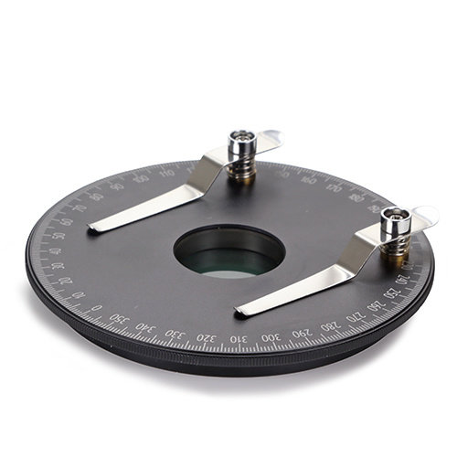 360 ° rotatable round table with built-in polarization filter for NexiusZoom