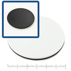 Paar Objektplatten (schwarz / weiß)