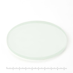 Standard glass object plate, matt