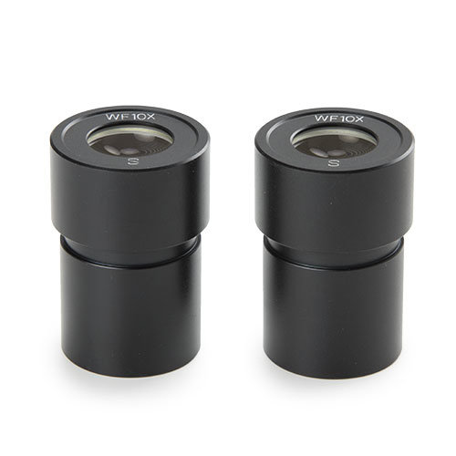 Pair of wide field eyepieces WF 10x / 20 mm