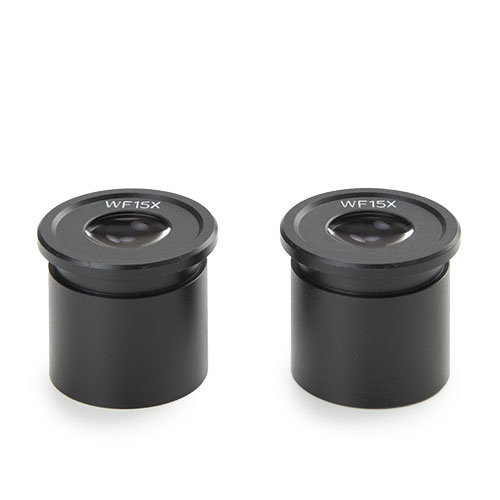 Pair of wide angle eyepieces WF 15x / 16 mm