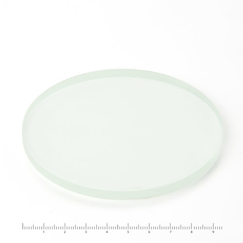 Plaque de verre, diamètre 94 mm