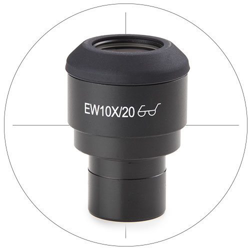 EWF 10x / 20 mm eyepiece with crosshair, Ø 23.2 mm tube