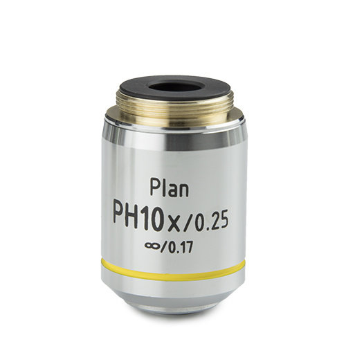 Obiettivo piano PLPHi 10x / 0,25 IOS a contrasto di fase corretto all'infinito