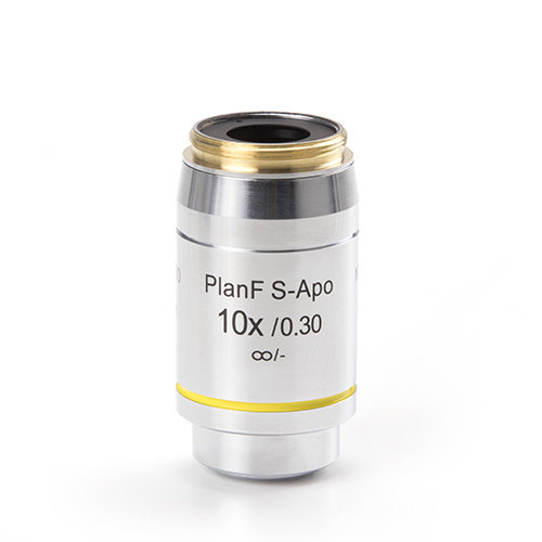 Plan semi-apochromatische Fluarex PLFi APO 10x/0,30 oneindig gecorrigeerd objectief, werkafstand 8,1 mm