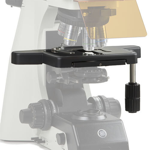Opción para escenario diestro con cristal de zafiro. Solo con los nuevos microscopios Delphi-X Observer (DX.xx5x-xxx / RS)