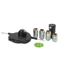 Kit de contraste de phase avec condenseur Zernike à quatre phases et objectifs à huile Plan phase PLPH 10/20 / S40 / S100x corrigés en continu