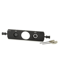 Phasenkontrast-Objektträger mit Phasen für PLPH 20x- und S100x-Ölplan-Phasenziele
