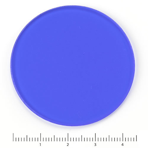 Filtro azul de 45 mm para portalámparas