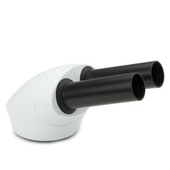 DZ binocular head with 20 ° inclined tube, without eyepieces. Mounted on a DZ Zoom module