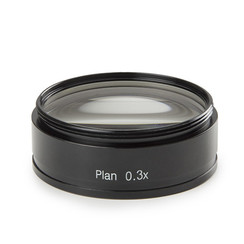 Plan achromatic 0.3 x objective for DZ series. Working distance 276 mm. Mounted under a DZ zoom module