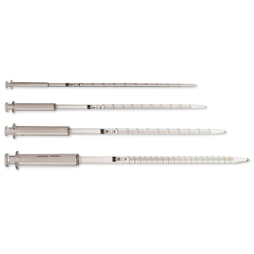 Suction piston graduated pipette