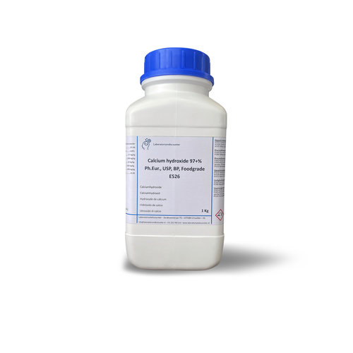 Calcium hydroxide ≥97 %, Ph.Eur., USP, BP, Foodgrade E526