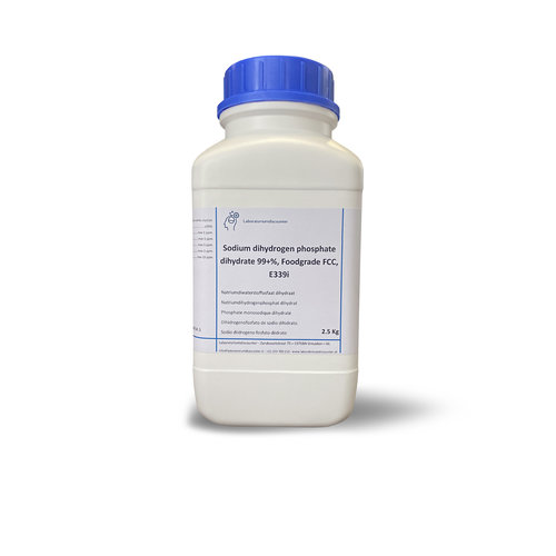 Sodium dihydrogen phosphate dihydrate 99 +% food grade, FCC, E339i