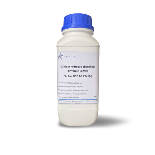 Calcium hydrogen phosphate 98.9 +% Ph. eur, USP, E 341 (ii)