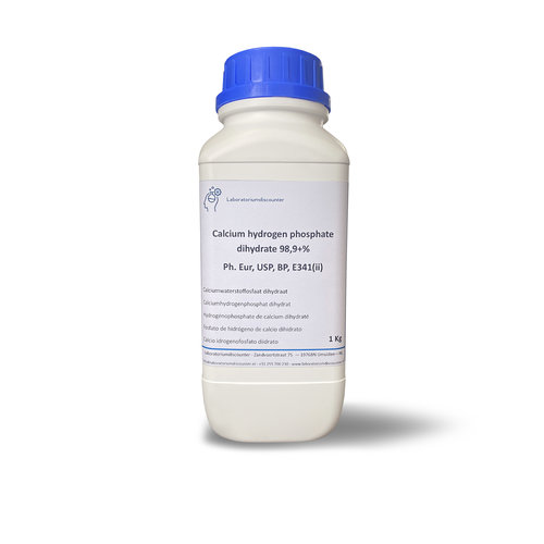 Calciumwaterstoffosfaat 98.9+% Ph. Eur,USP,E 341(ii)