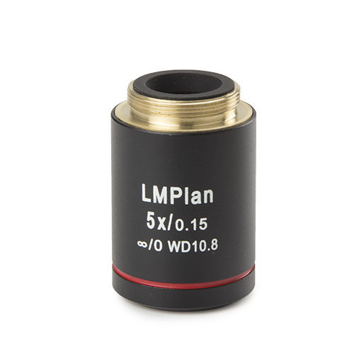 Oneindigheidsplan PL-M 5x / 0,15 IOS-objectief. Werkafstand 20,5 mm