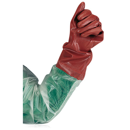 Gants longs de protection chimique PVC