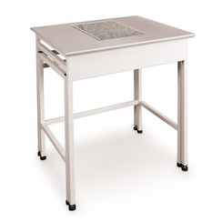 Weighing table, alum.-rack with marble slab