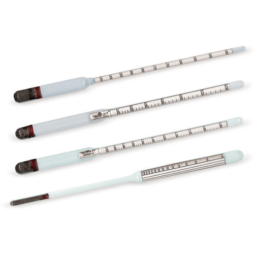 Hydrometer measuring range. doub. scale