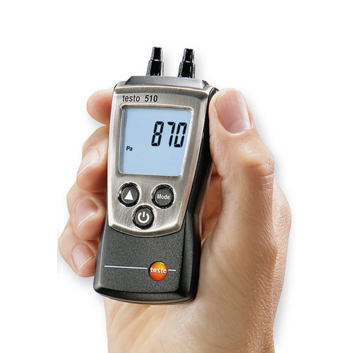 Instrumento de medición de presión diferencial de bolsillo Testo 510