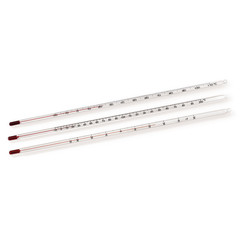 Glass thermometer standard, -10 to +250 °C, 300 mm