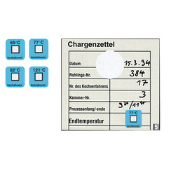 Temperaturmessstelle Irreversibel, 121 °C