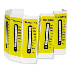 Temperature measurement strips Irreversible, 121-127-132-138-143-149-154-160 °C