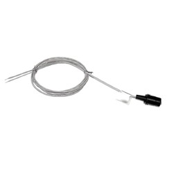 Temperature sensor Type K with miniature thermoelement connection Testo PTFE insulated thermowire
