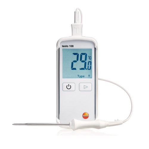 Instrumento de medición de temperatura testo 108