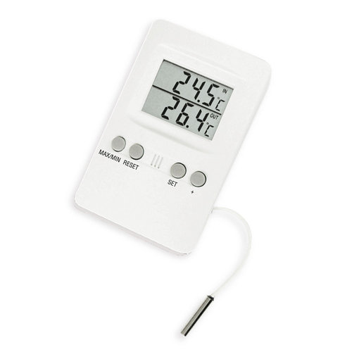 Innen-/Außenthermometer Mit Min/Max-Funktion und Grenzwertalarm