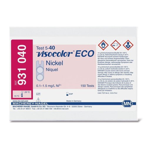 Testset  VISOCOLOR® ECO Nikkel