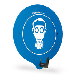 Wall hooks , for gas mask