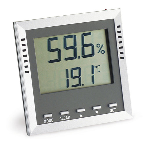 Thermohygrometer Met alarm-LED