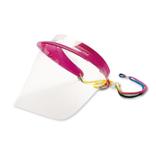 Face shield Polysoft, neon pink