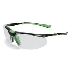 Lunettes de sécurité 5X3, incolores, vert noir