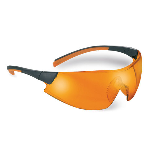 Schutzbrille 546, orange, schwarz-orange