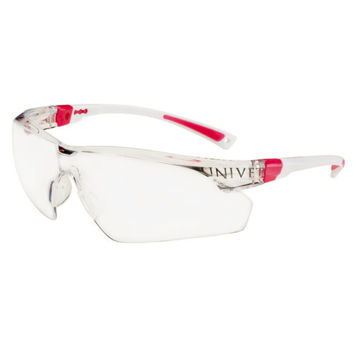 Veiligheidsbril 506U, wit/roze, 506U.03.02.00
